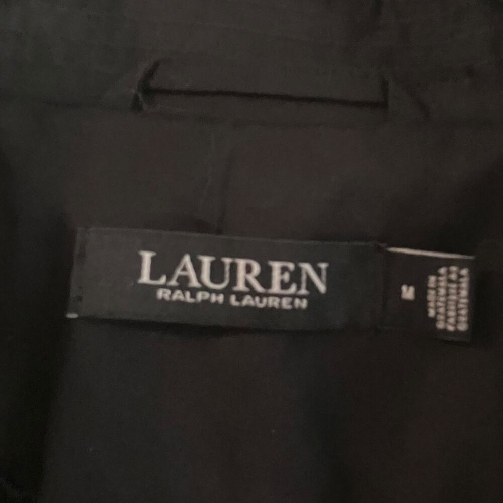 Lauren Ralph Lauren NWT Black Women’s Belted Waterproof Trench-Medium - Picture 10 of 16
